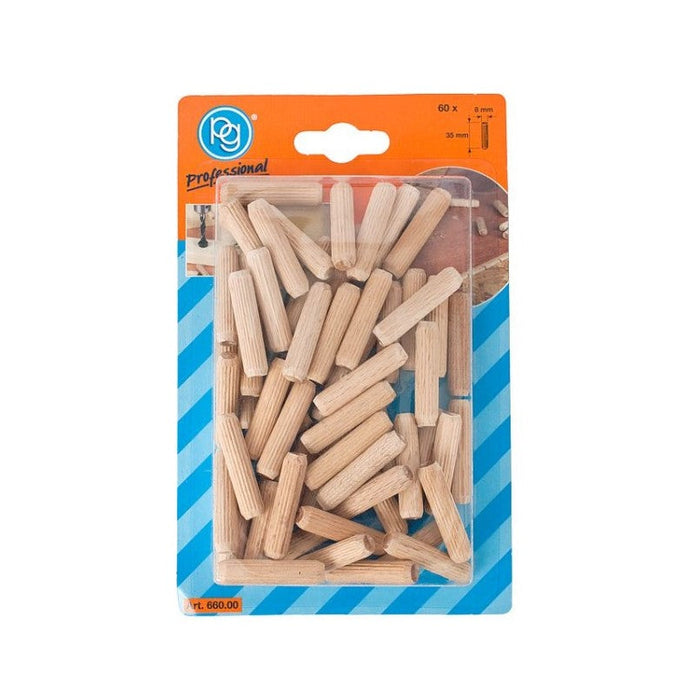 PG mini Professional | Dowels 8mm 60Pk