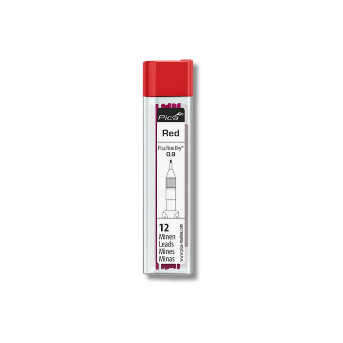 Pica | Refill Set Fine-Dry Red (12)