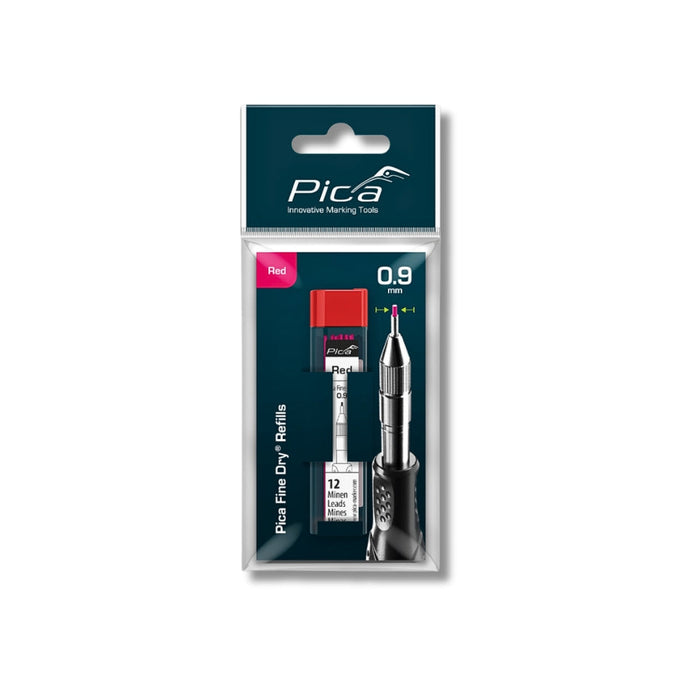 Pica | Refill Set Fine Dry Red - Blister Version (12)