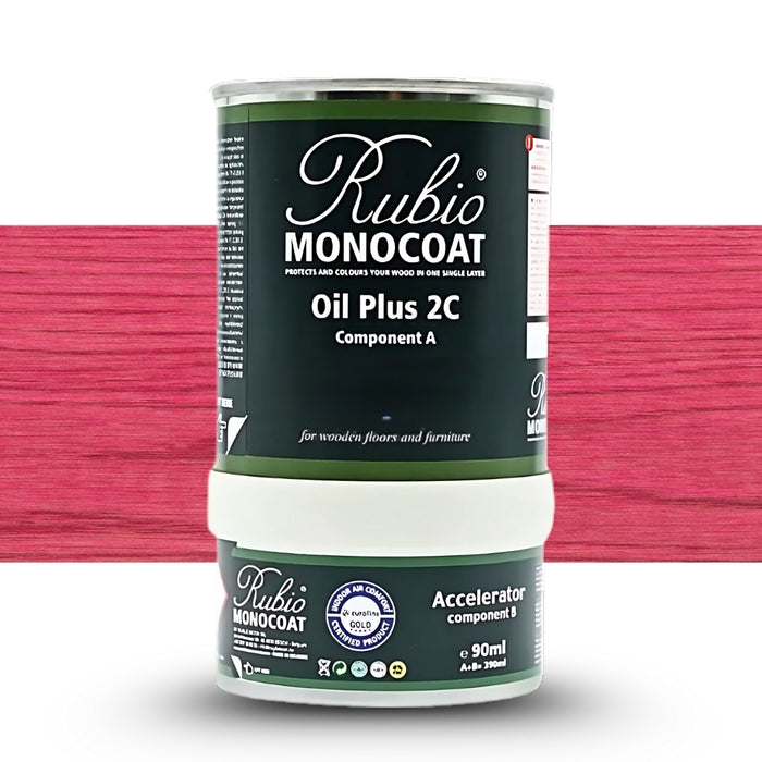 Rubio Monocoat | Oil Plus 2C Gold Label Pomegranate Pink 390ml