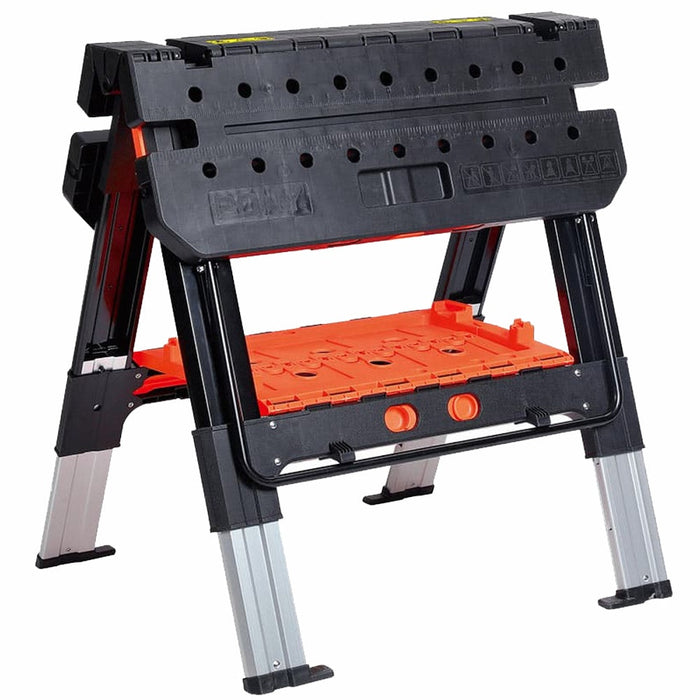 Pony | Work Table E-Z CLAMP™ Heavy Duty Folding with 4Pc Bench Dogs