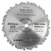 Pro-Tech | Dado Set 203mm/8" X 15.88 X 24T 4 X 1/8" 3/32"1/16" Chip 27.5mm - BPM Toolcraft