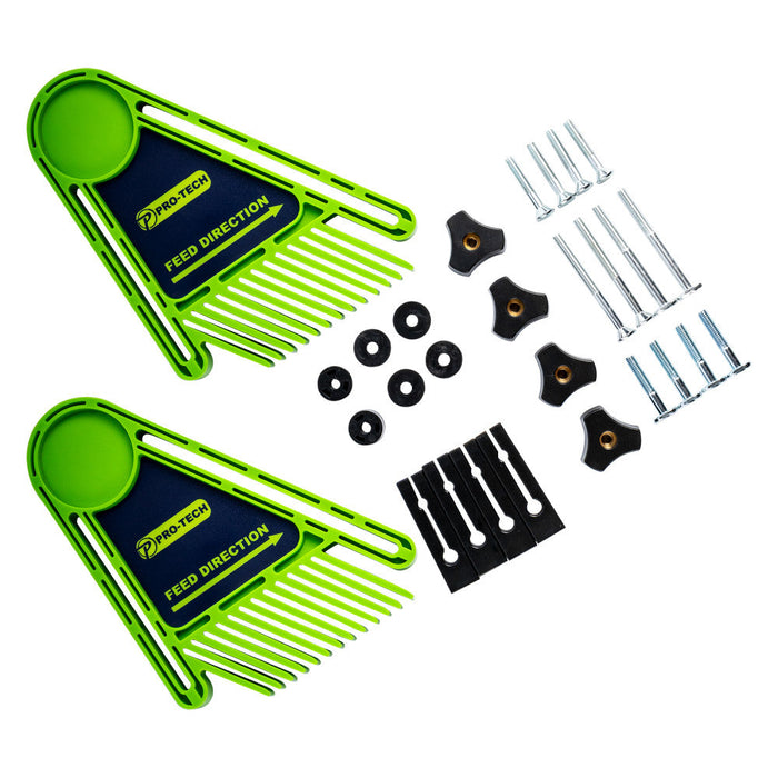 Pro-Tech | Feather Board 2Pc Set Multi-Purpose (Incl. Fixings)