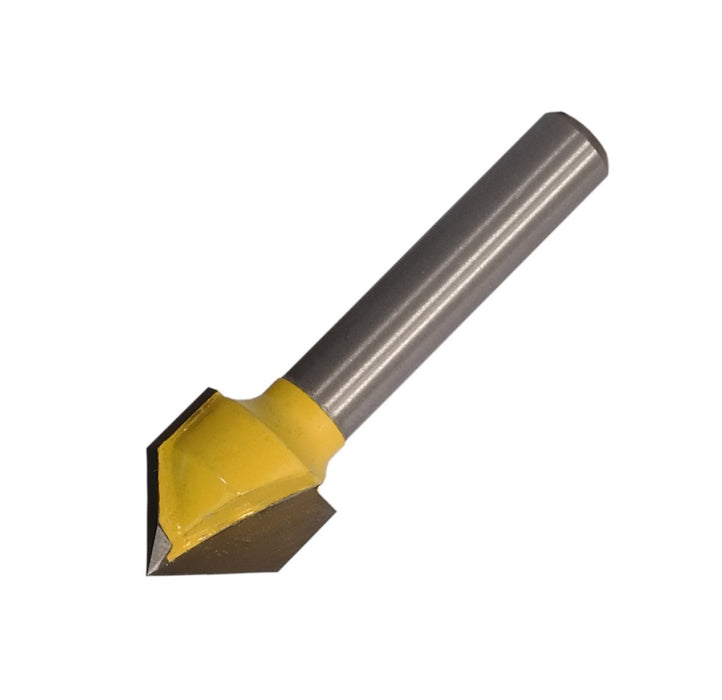 Pro-Tech | Router V-Groove Bit 1/2" 90 Degree 1/4" Shank - BPM Toolcraft