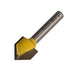 Pro-Tech | Router V-Groove Bit 5/8" 90º 1/4" Shank - BPM Toolcraft