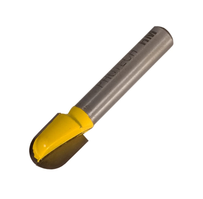 Pro-Tech | Router Veining Bit Round Nose One Flute 1/4" X 5/16" 1/4" Shank - BPM Toolcraft