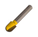 Pro-Tech | Router Veining Bit Round Nose One Flute 1/4" X 5/16" 1/4" Shank - BPM Toolcraft