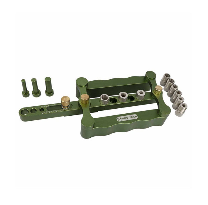 Pro-Tech | Self Centering Doweling Jig 6/8/10mm Aluminium 16 - 60mm Range