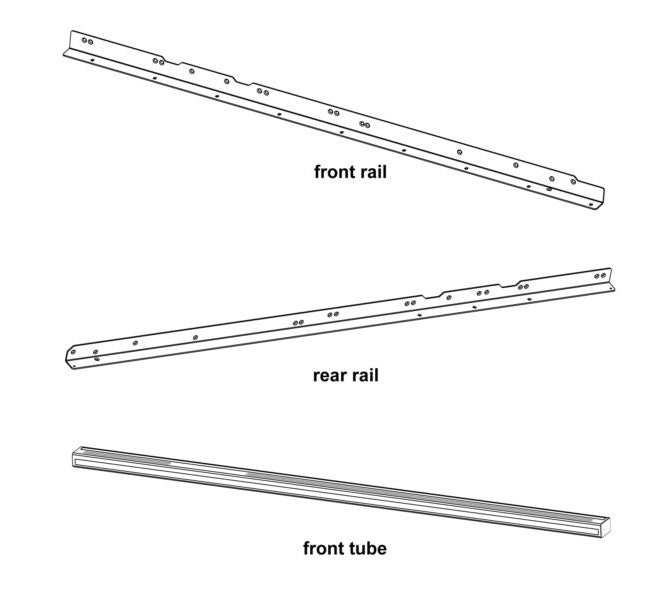 SawStop | T-Glide Rail Assy 52" for Prof. Saw