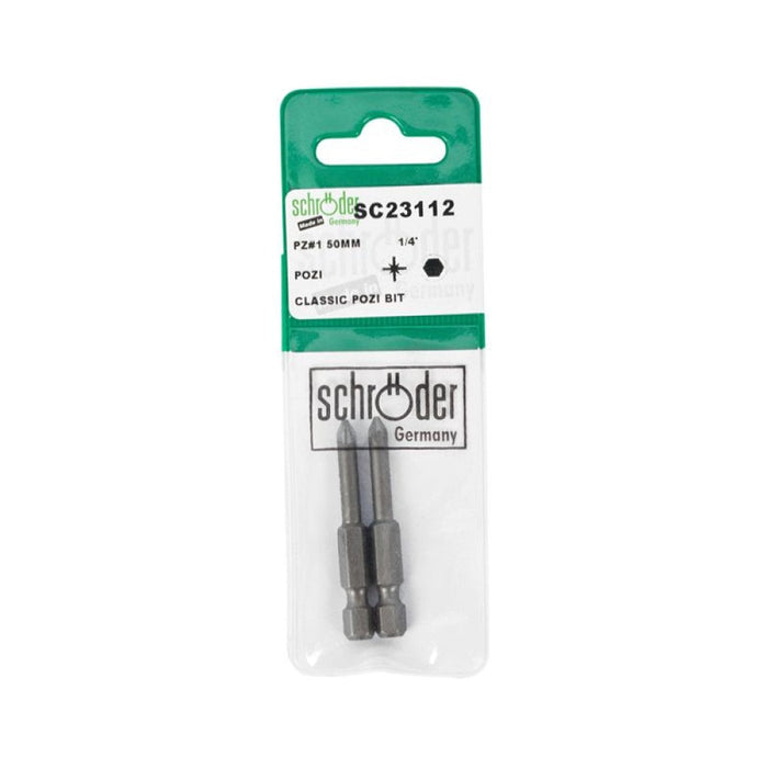 Schröder | Classic Bit PZ No.1X50mm 2Pk