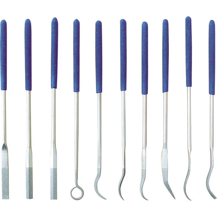 Senator | Diamond Riffler & Needle File Set 10Pc - BPM Toolcraft