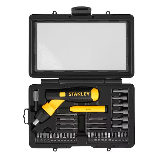 Stanley | Screwdriver Set Ratchet & Bits 38Pc