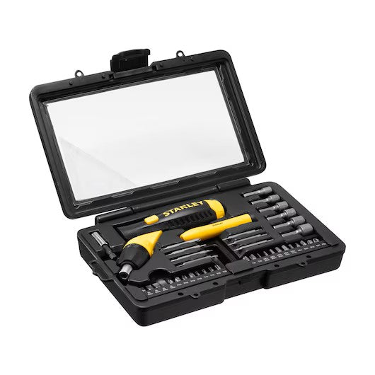 Stanley | Screwdriver Set Ratchet & Bits 38Pc