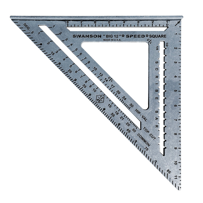 Swanson | Big 12" Speed Square with Layout Bar