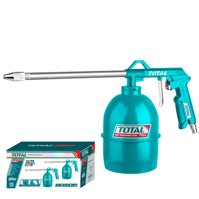 TOTAL | Air Washing Gun 0.75l Capacity 2Pc