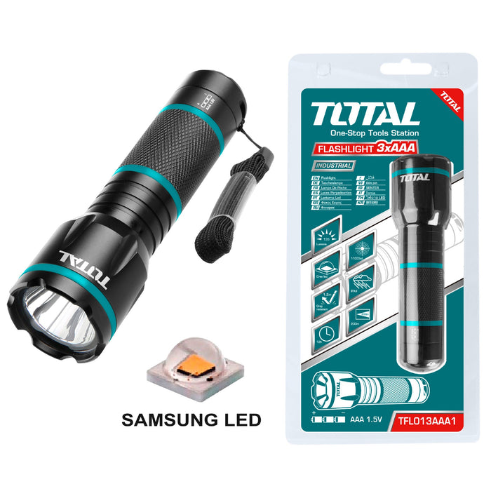 TOTAL | Flashlight - Aviation Grade 200 Lumens