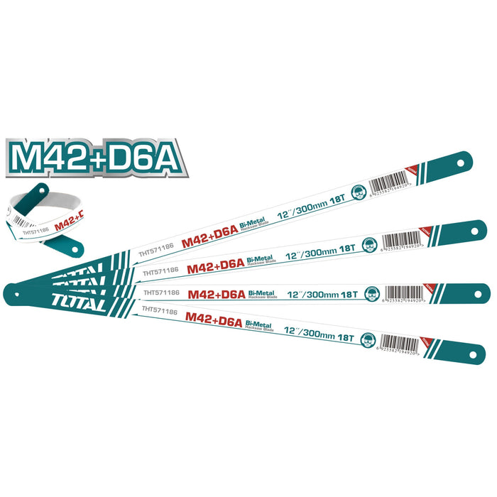 TOTAL | Hacksaw Blade 18T Bi-Metal (Each)