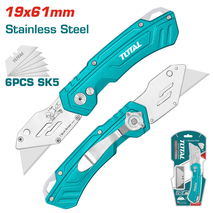 TOTAL | Knife Stainless Folding - 61 X 19mm