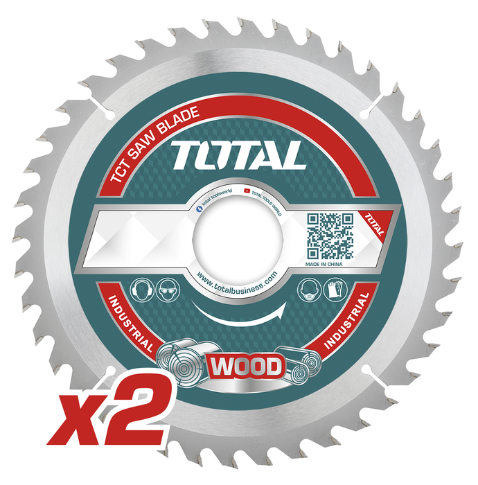 TOTAL | Saw Blade 185X20mm 30T TCT 2Pc