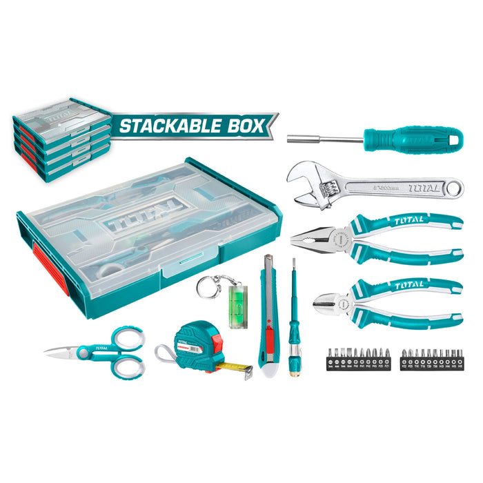 TOTAL | Tool Set 29Pc Household