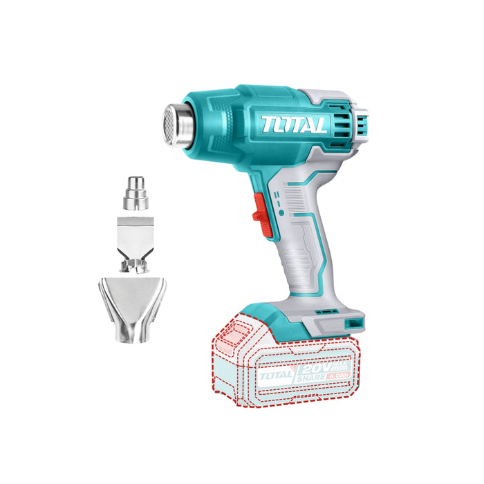 TOTAL | Cordless Heat Gun 20V 300/550 (Battery Excluded)