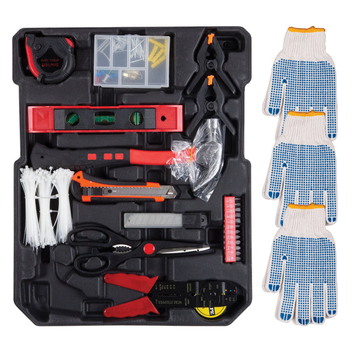 TRADEquip | Tool Kit In Aluminium Case w/Wheels 543Pc