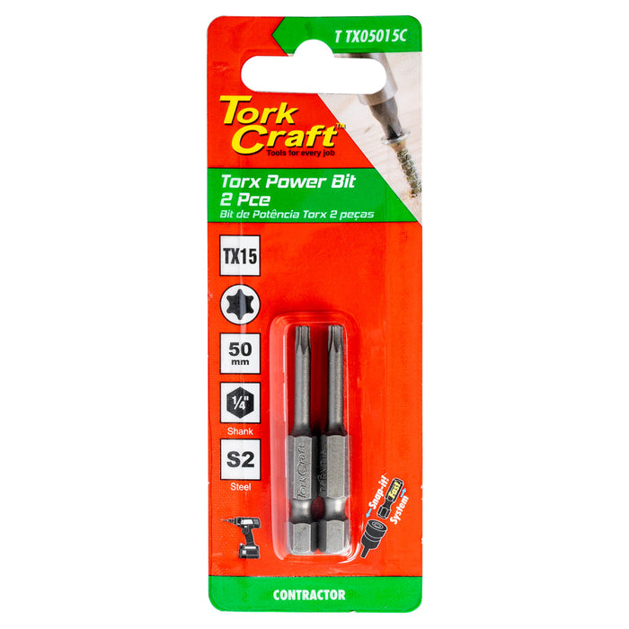 Tork Craft | Classic Bit Torx 50mm 2Pc - Various Sizes