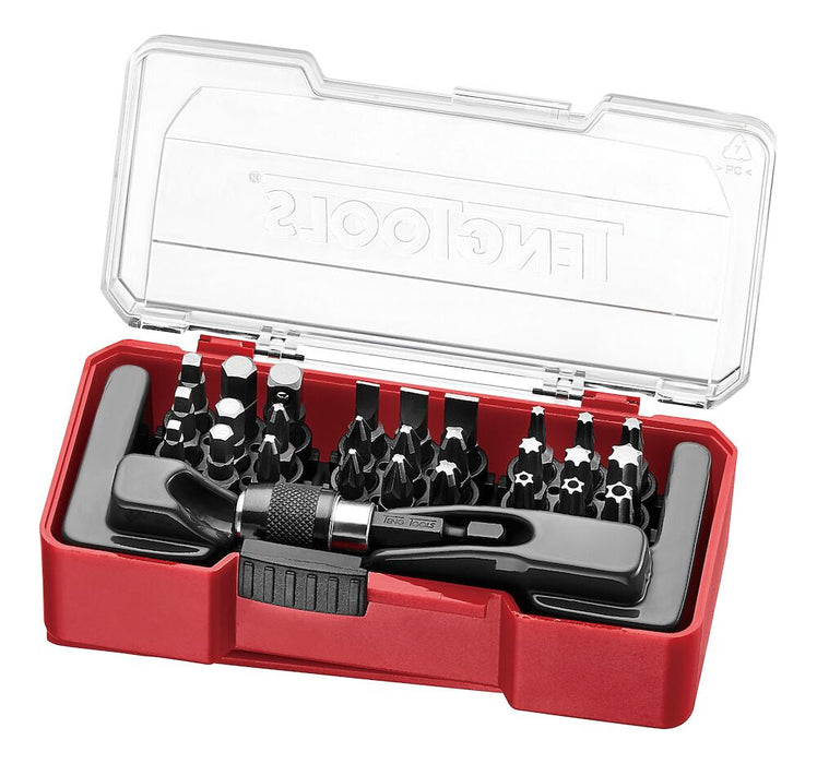 Teng Tools | Bit Set with Belt Clip Mixed 28Pc