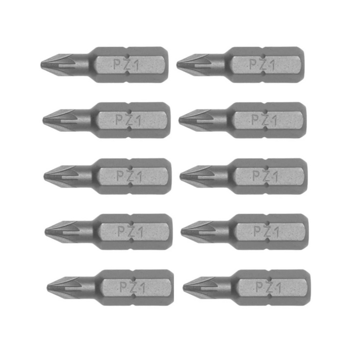 Teng Tools | Bits 1/4" 25mm PZ1 10Pc