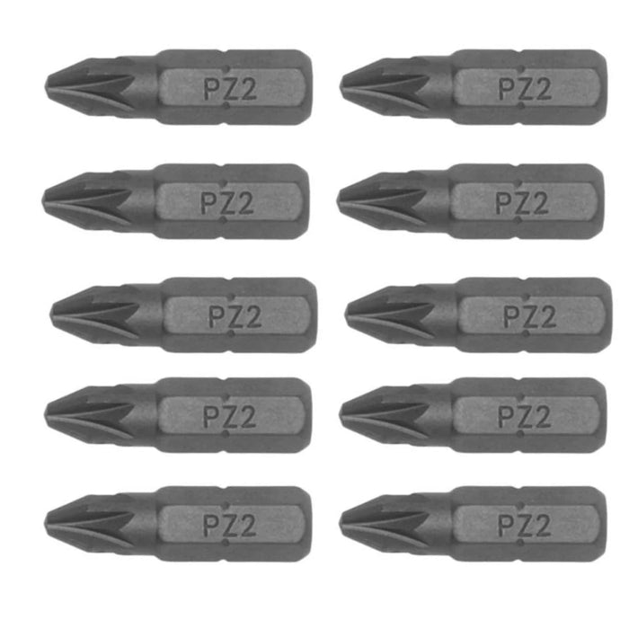 Teng Tools | Bits 1/4" 25mm PZ2 10Pc