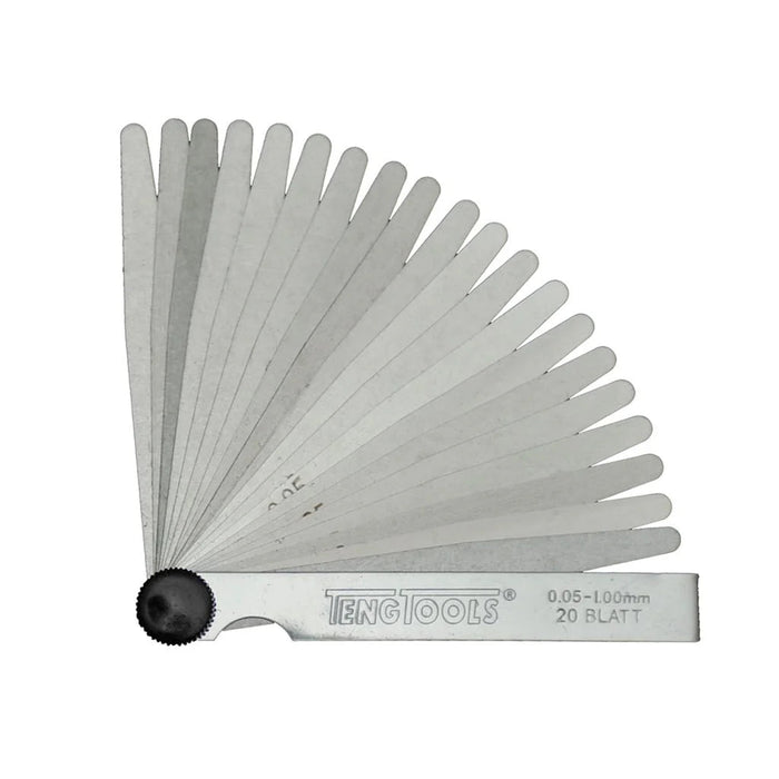 Teng Tools | Feeler Gauge 0,05-1,0mm 100mm 20 Blades