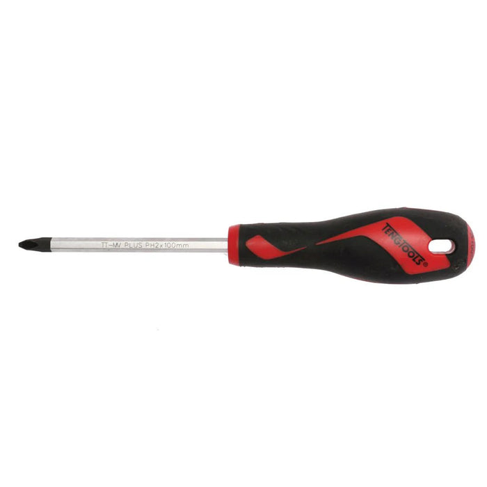 Teng Tools | Screwdriver PH2 X 100mm L Hex Shaft