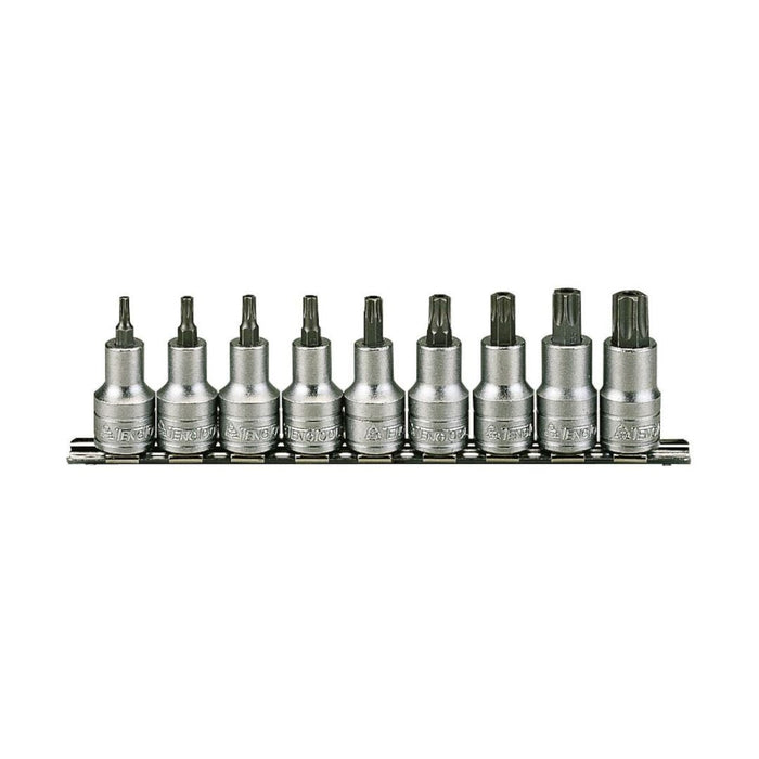 Teng Tools | Socket Clip Rail Set 1/2" TX Bit 9Pc