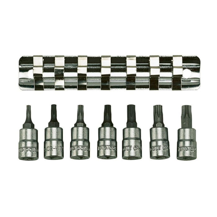 Teng Tools | Socket Clip Rail Set 1/4" TX Bit 8Pc