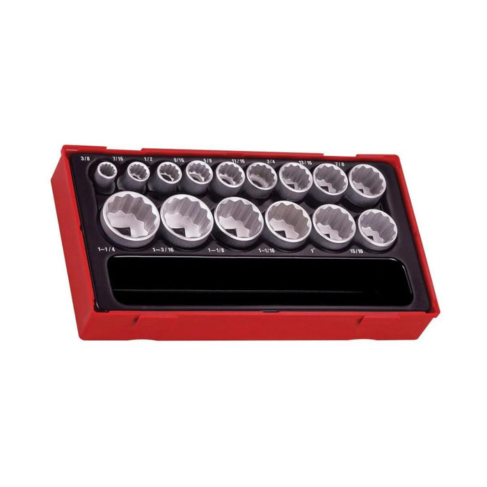 Teng Tools | Socket Set 1/2" 12Pt AF TT1 15Pc