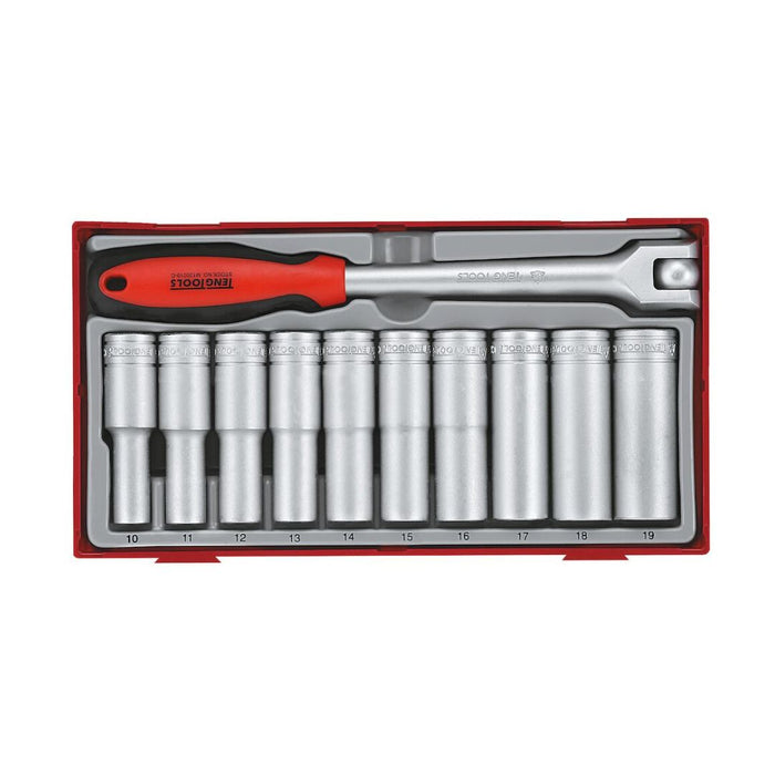 Teng Tools | Socket Set 1/2" Deep 12Pt TT1 11Pc