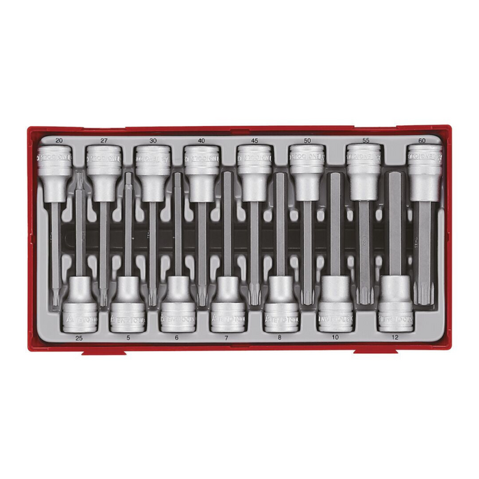 Teng Tools | Socket Set 1/2" Long Hex & TX Bit TT1 15Pc