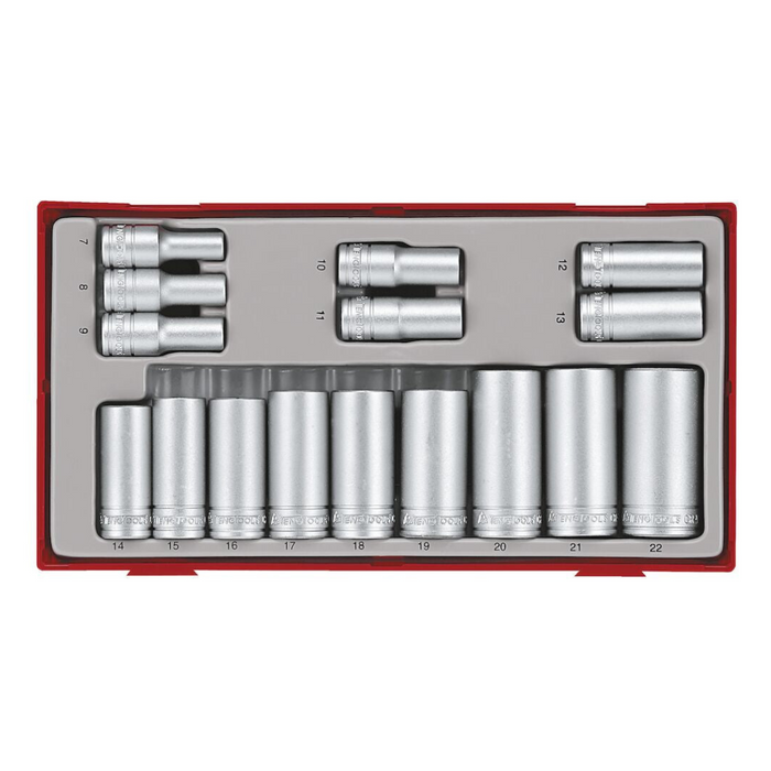 Teng Tools | Socket Set 3/8" 6Pt TT1 16Pc