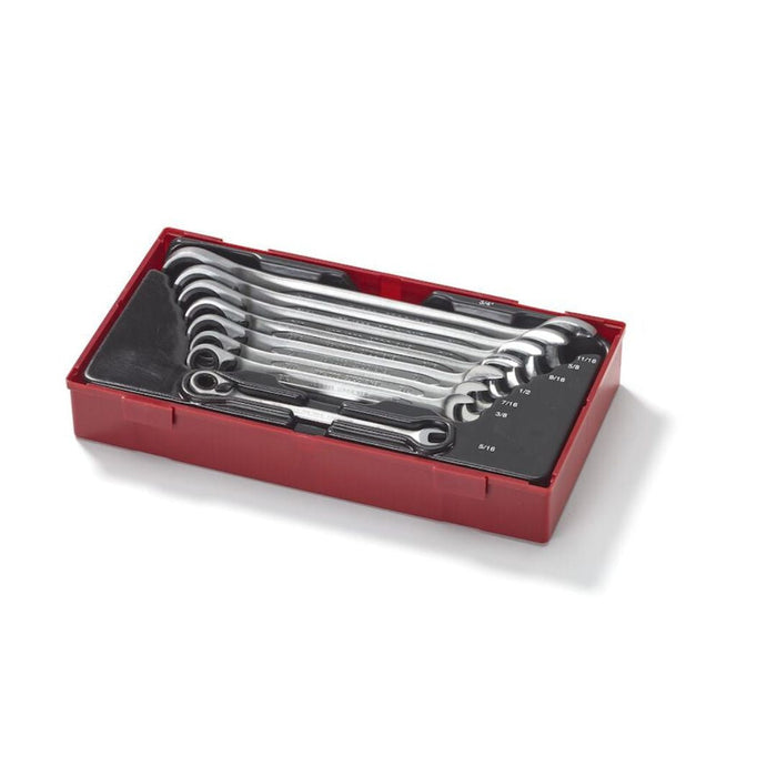 Teng Tools | Spanner Set Ratcheting Combination R AF TT1 8Pc