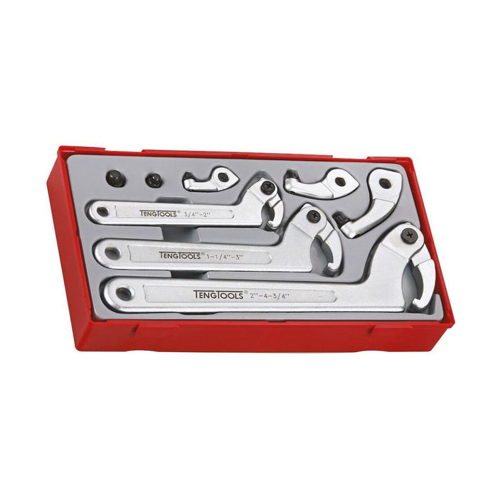 Teng Tools | Wrench Set Hook & Pin TT1 8Pc