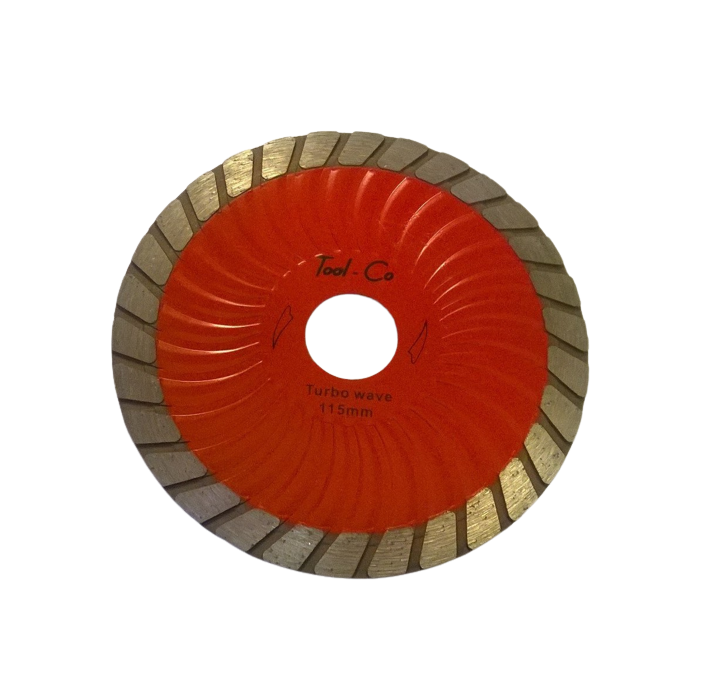 Tool-Co | Diamond Blade Turbo Wave Red 115mm - BPM Toolcraft