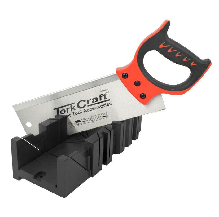 Tork Craft | Back Saw Mitre Box Set Multi Angle 300mm