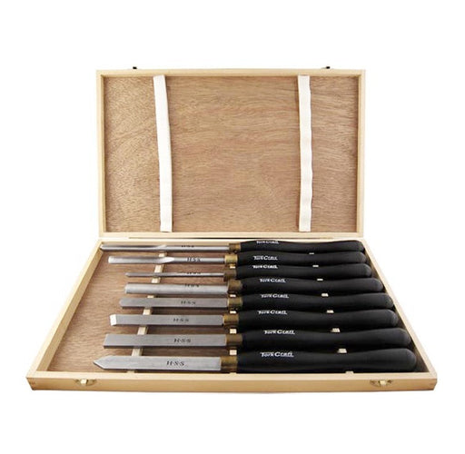 Tork Craft | Wood Turning HSS Chisel Set 8Pc  (Online Only) - BPM Toolcraft