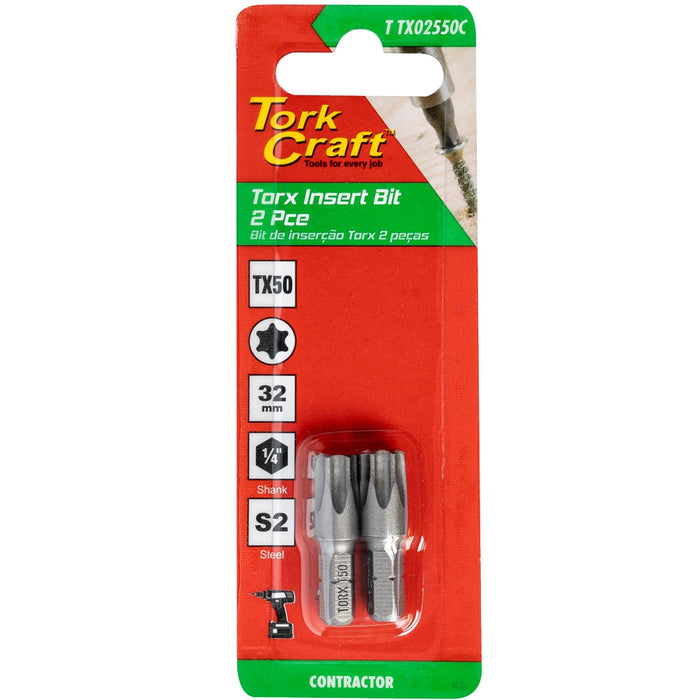 Tork Craft | Classic Bit Torx TX50 32mm 2Pc