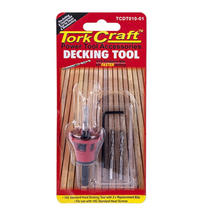 Tork Craft | Decking Tool 10G Std Head Pre-Drill & Countersink