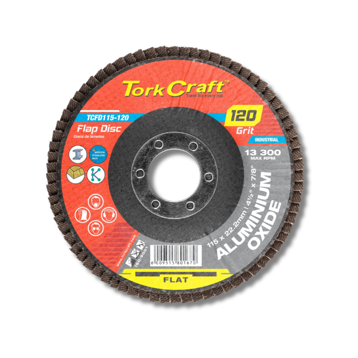 Tork Craft | Flap Sanding Disc 115mm 80G Angled