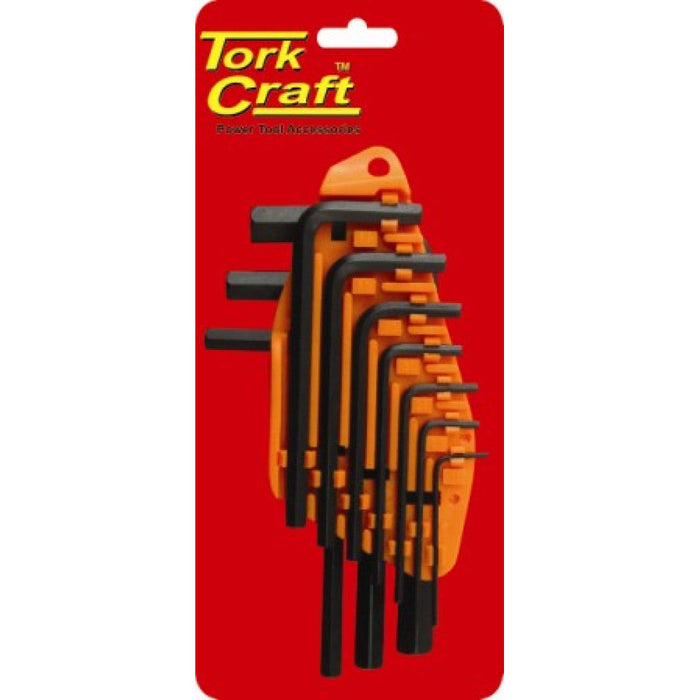 Tork Craft | Hex Allen Key Set 1.5-10mm CrV 10Pc