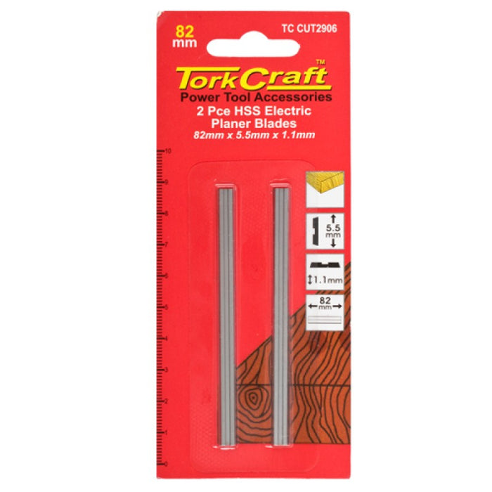 Tork Craft | Planer Blades HSS Insert 2Pc