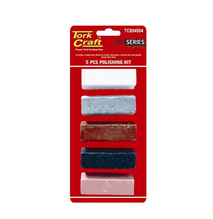 Tork Craft | Polishing Compound Kit 5Pc | TC804904 - BPM Toolcraft