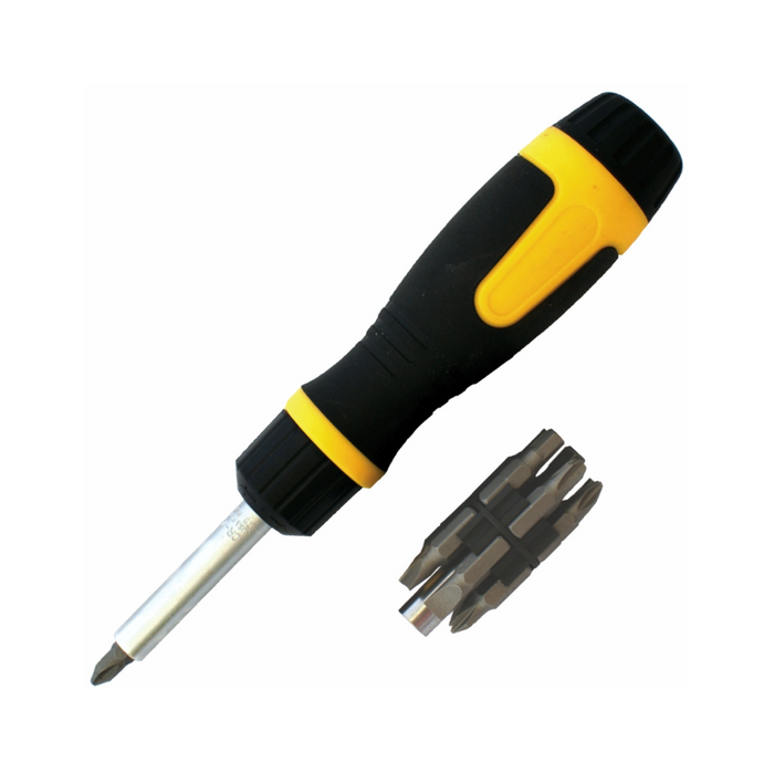 Tork Craft | Ratchet Screwdriver 13 in 1 w/Insert Bits